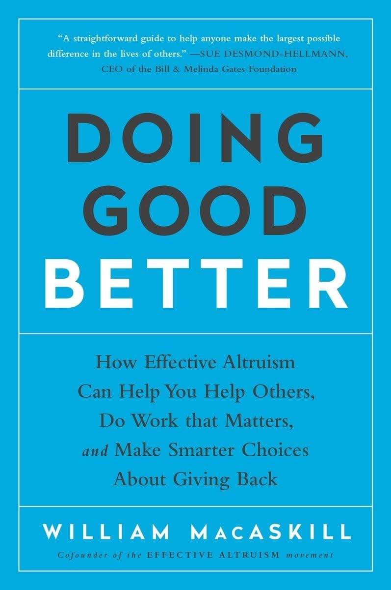 Doing Good Better cover